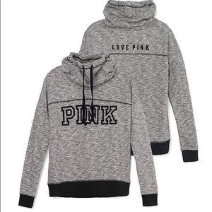 Like-New PINK Cowl Pull-Over Sweater